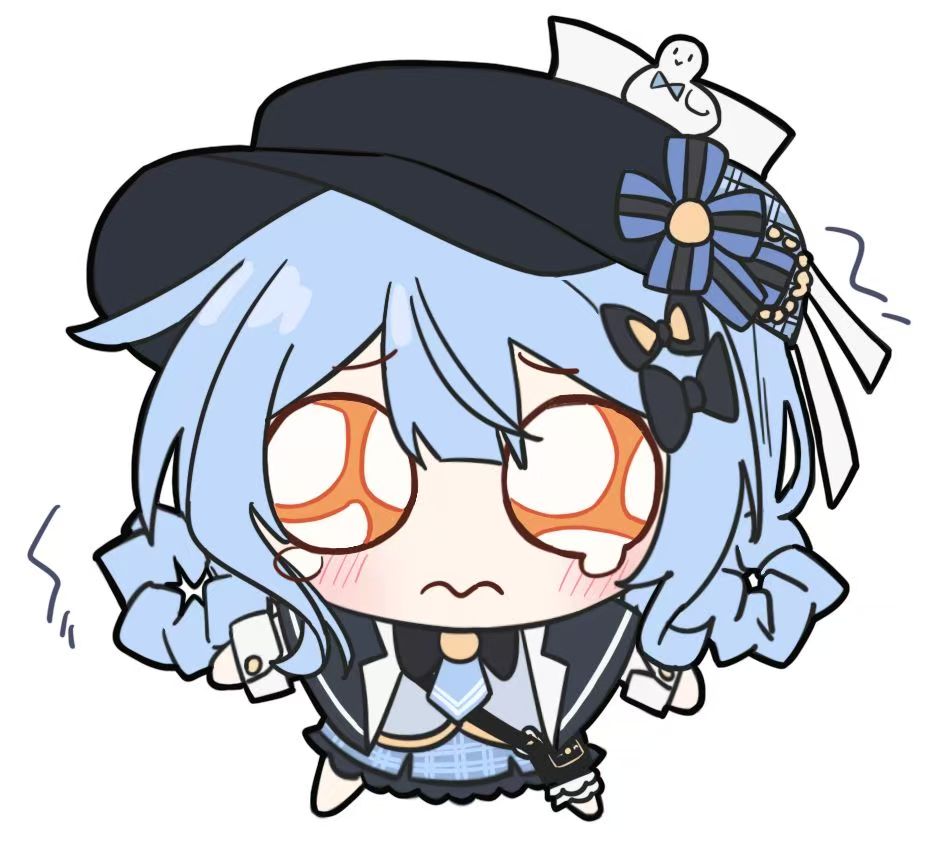 Crying mascot begging for a star